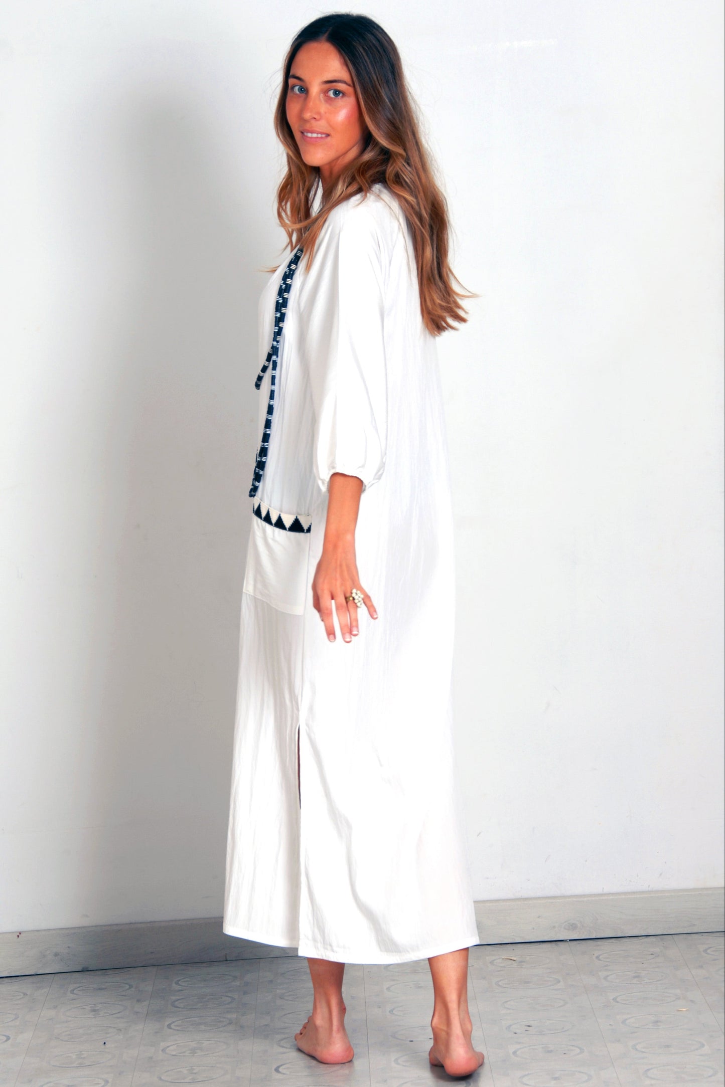 CAFTÁN SICILIA BLANCO