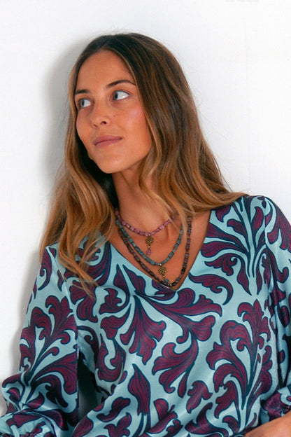 VESTIDO CANNES LIRIOS. Pide una talla más.