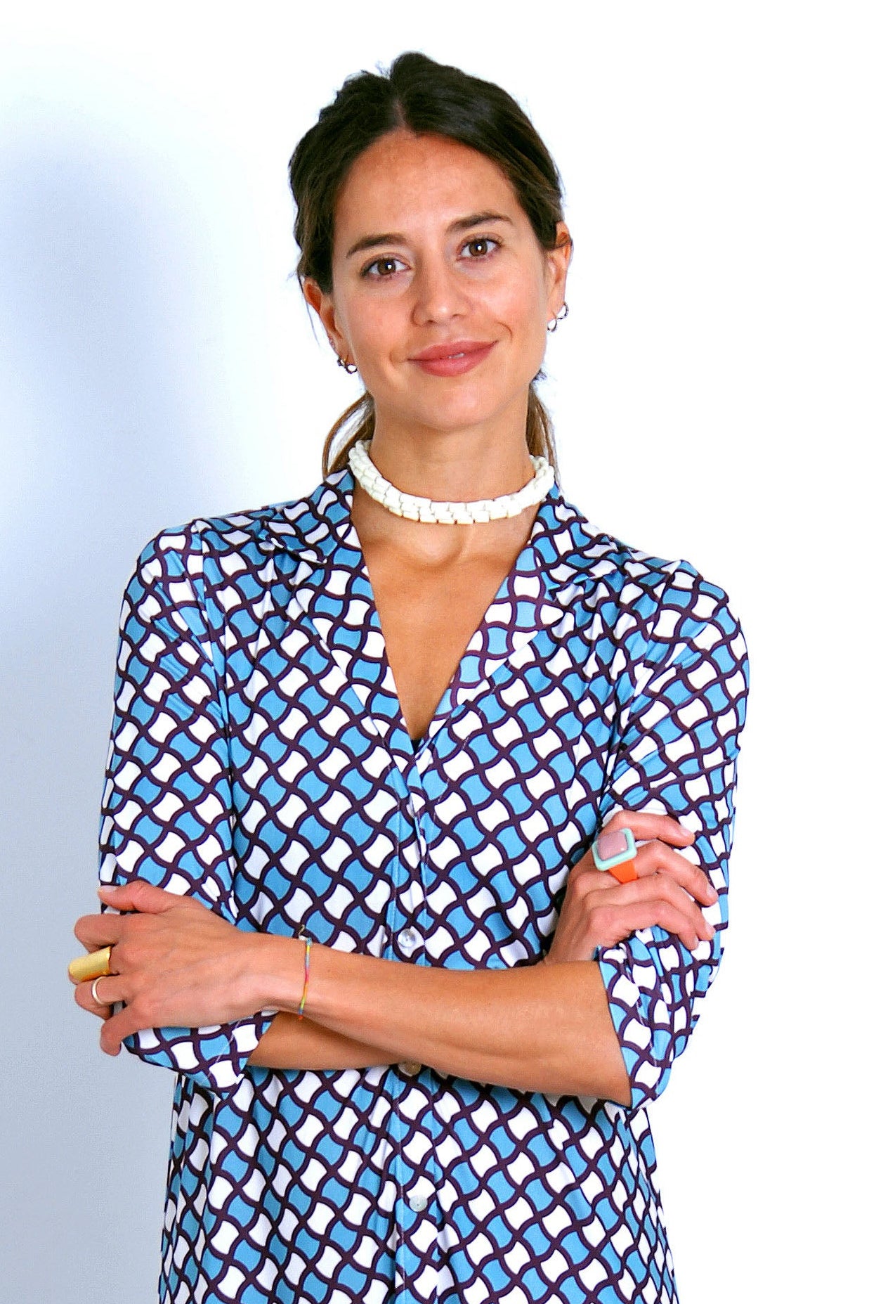 VESTIDO ESCORIAL ENREJADO