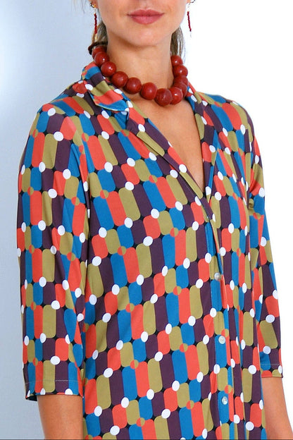 VESTIDO ESCORIAL MOSAICO