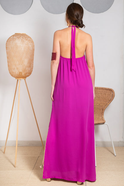 VESTIDO UCRANIA FUCSIA