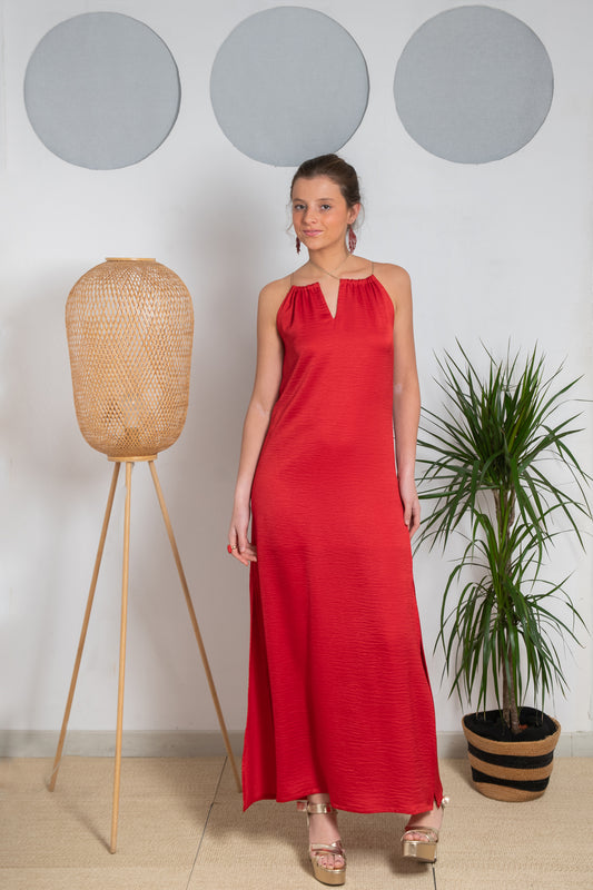 VESTIDO VITORIA ROJO