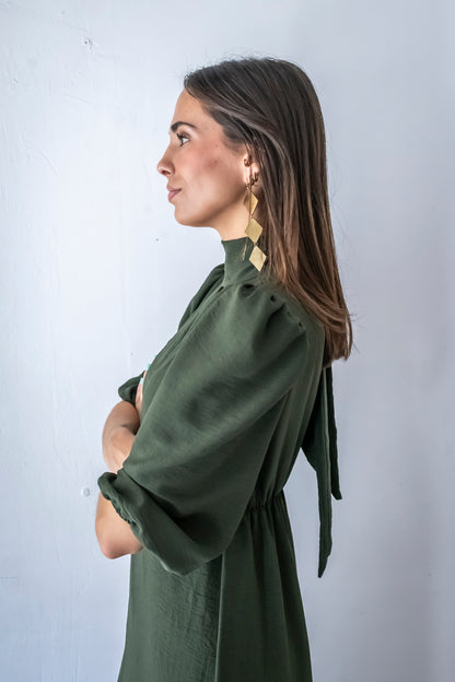 VESTIDO COLONIA CAQUI