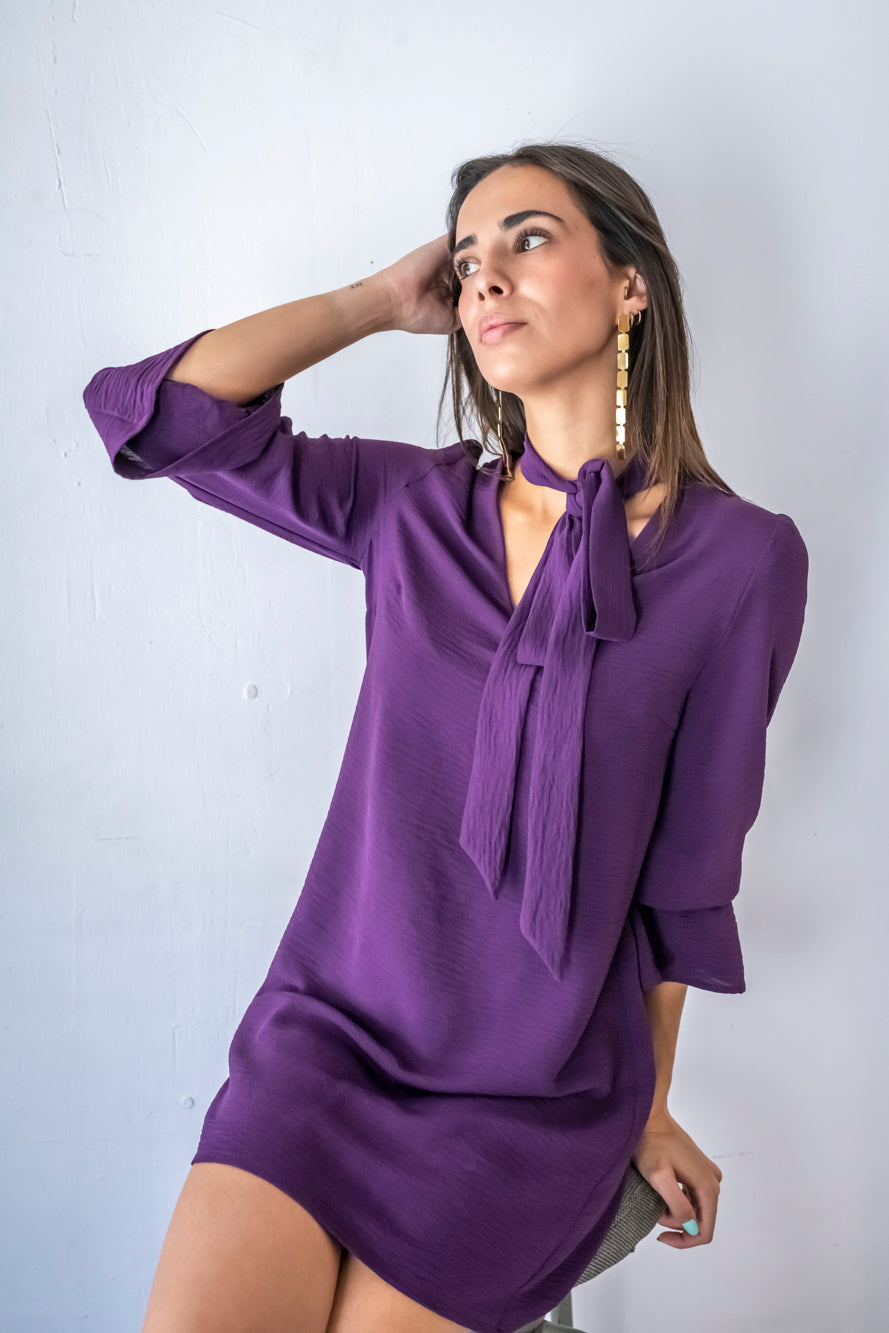 VESTIDO FERRARA MORADO