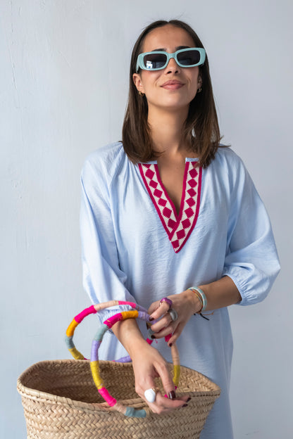 CAFTÁN RABAT AZUL