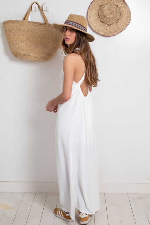 Vestido nudo blanco